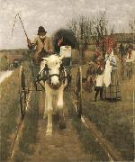 Henry Herbert La Thangue Leaving Home oil painting reproduction